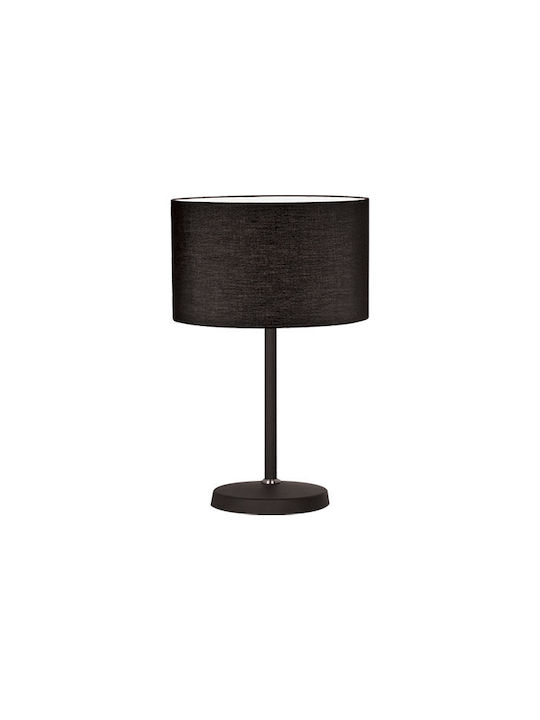 Led7 Metal Table Lamp for Socket E27 with Bronze Shade and Base