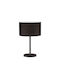 Led7 Metal Table Lamp for Socket E27 with Bronze Shade and Base