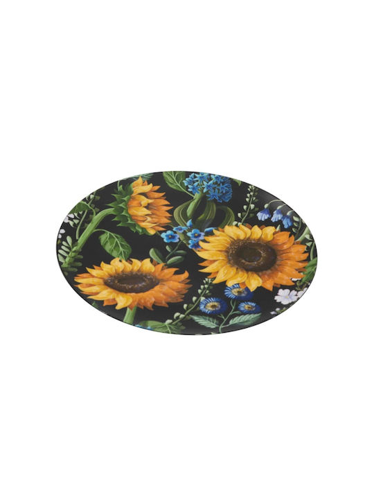 Artekko Plastic Decorative Platter Lash Black 33x33x2cm Artekko Plastic Decorative Platter Lash Black 33x33x2cm