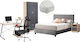 HomeMarkt Комплект мебели за студенти Спалня 6 броя HM11992
