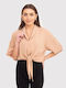 Ax Paris Women's Blouse Beige