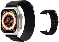 Z69 Ultra 49mm Smartwatch mit Pulsmesser (Schwarz)