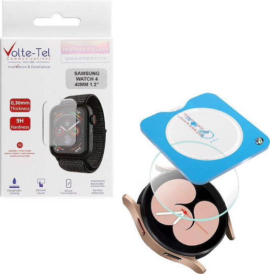Volte-Tel Tempered Glass για το Galaxy Watch 4 40mm 1τμχ 8363856