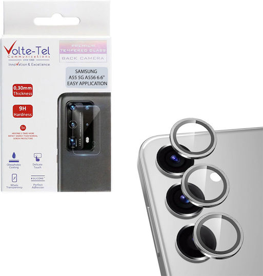 Volte-Tel Camera Lens Glass Silver for Samsung A55 5G Α556
