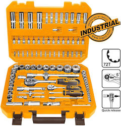 Ingco HKTS42941 Καστάνια με Καρυδάκια 1\2" & 1\4" & 3\8" 94τμχ