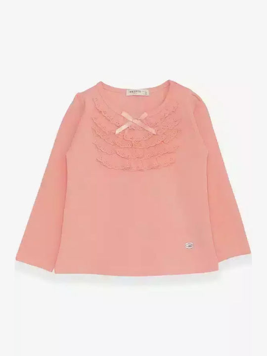 Trendy Shop Kids Blouse Long Sleeve Pink