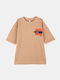 Joyce Kids Blouse Short Sleeve Coffee