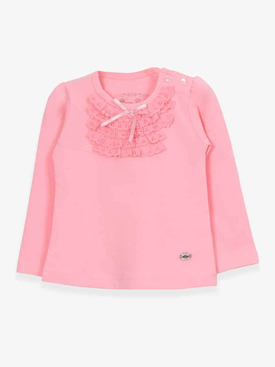 Trendy Shop Kids Blouse Long Sleeve Pink