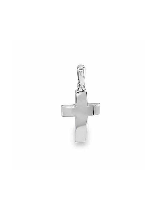 Xryseio Damen Weißgold Kreuz 14K