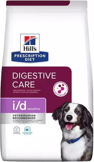 Hill's Prescription Diet Digestive Care I/D 1.5kg Grain-Free Dry Dog Food for Adult Dogs with Rice