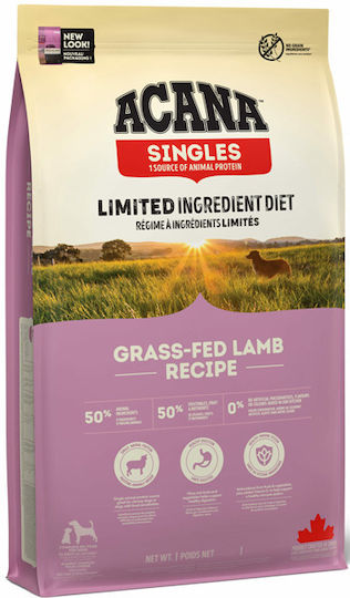 Acana Grass-Fed Lamb 2kg Trockenfutter fr Hunde ohne Getreide mit Lamm |  Skroutz Germany