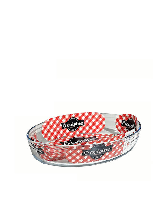 ArteLibre Glass Oval Heat-Resistant Cookware 2000ml
