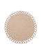 Silk Fashion 1911 Teppich Rund Sommer aus Jute Beige
