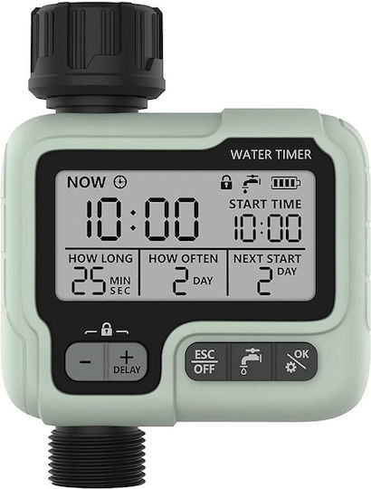 Irrigation Programmer Faucet Battery with Electrovane 1 Output