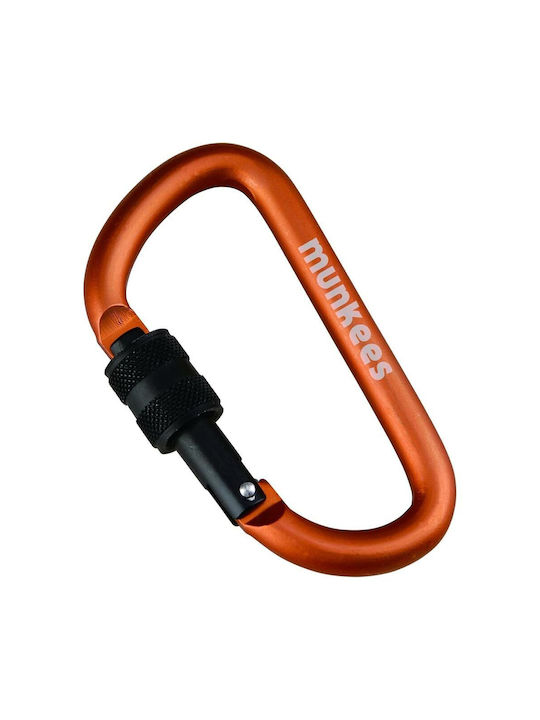 Munkees Keychain D-shape Screw Lock No Color