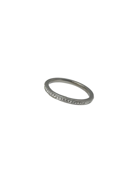 Women's Ring Small Wedding Ring from Steel