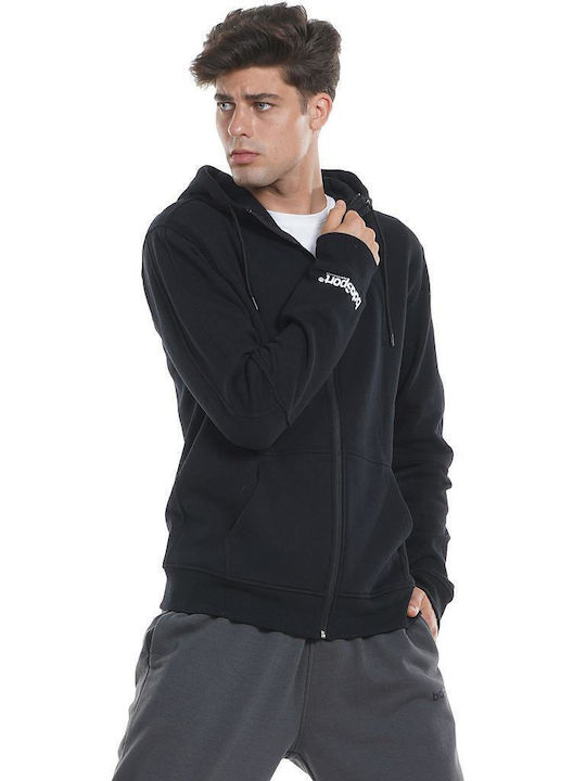 Body Action Hooded Cardigan Black
