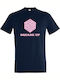 kirikoko Blackpink Square Up Kpop T-shirt Marineblau Baumwolle