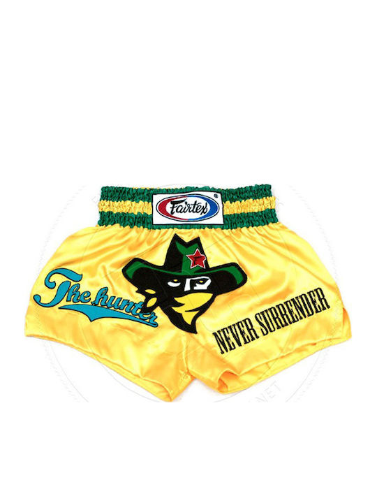 Fairtex Men's Kick/Thai Boxing Shorts Yellow