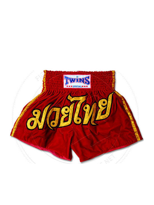 Twins Special Bărbați Shorts Kick/Thai Boxing Roșu