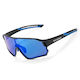 Rockbros Cycling Glasses with Black Frame & Photochromic Lenses