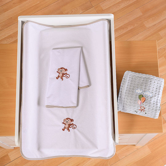 abo Wasserdichtes Wickeltuch Beige Beige 40x60cm.