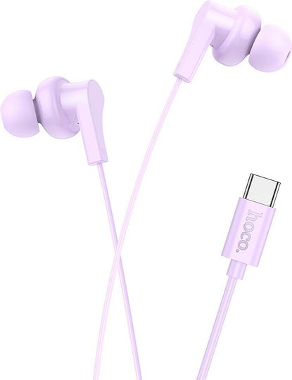 Hoco M114 Безжични Стерео с жак USB-C Лилав