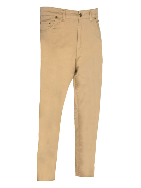 Stefansxxl Herrenhose Elastisch Beige