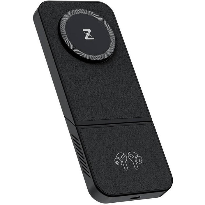 Wireless Charger, INVZI, MGF7B, 3in1, 15W (black)