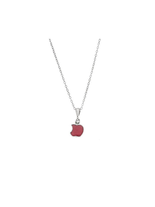 Senza Silver Chain Kids Necklaces SSR3666SRD