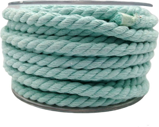 Lace Cotton Turquoise 6mm x 5m