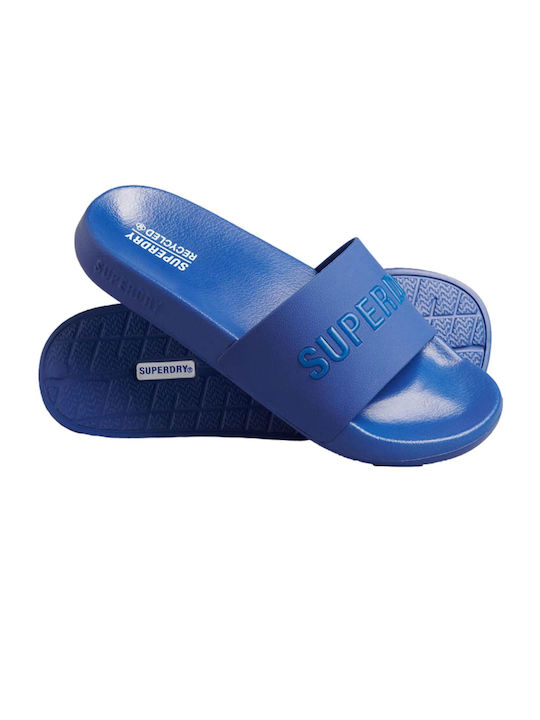 Superdry Code Logo Vegan Herren-Sandalen Blau