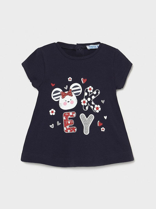 Mayoral Kids Blouse Short Sleeve Blue