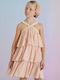 Kinderkleid Ärmellos Pink