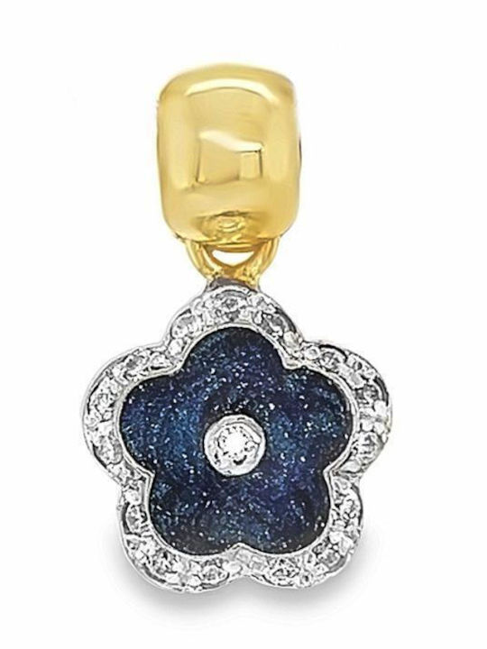 Xryseio Kids Pendant Made of 18K White Gold