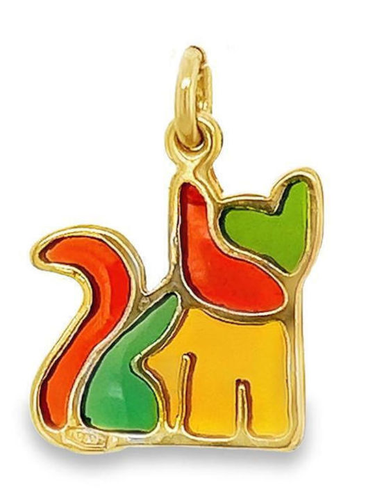 Xryseio Kids Pendant Made of 14K Gold