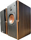 TRF WTCB552HS WTCB552HS B/BR PVC Ζεύγος Ηχείων Hi-Fi Βιβλιοθήκης 80W 2 Δρόμων Χρυσό / Καφέ
