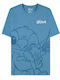 Difuzed Lilo T-shirt Μπλε Βαμβακερό