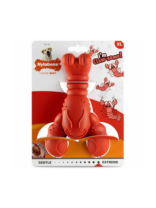 Nylabone Toy for Puppy made of Rubber with Flavor Beef Red 1pcs