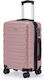 Lavor Cabin Hard Pink Suitcase With 4 Wheels Height 55cm