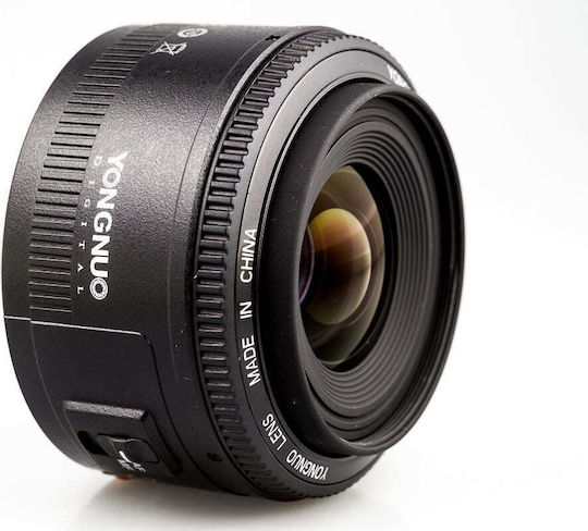 Yongnuo Full Frame Φωτογραφικός Φακός YN 35mm f/2 Standard / Wide Angle για Canon EF Mount Μαύρος