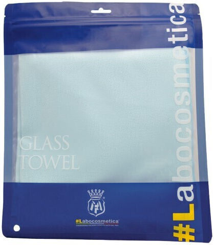 #Labocosmetica Lavetă Din Microfibră De Curățenie Pentru Geamuri Auto 280gsm Albastră 60x40cm