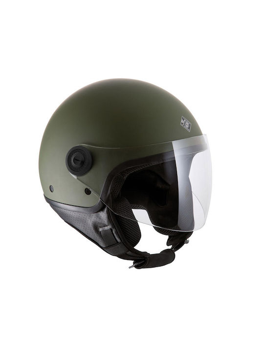 Tucano Urbano Green Matt Cască de motocicletă Jet ECE 22.05 1080gr