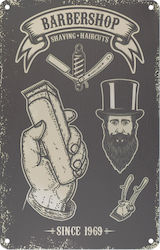 Activeshop Plaque Barber B047 Αξεσουάρ Κομμωτηρίου-Αισθητικής