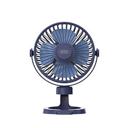 XO USB Office/Home Clip-On Fan Blue Mf78 5W