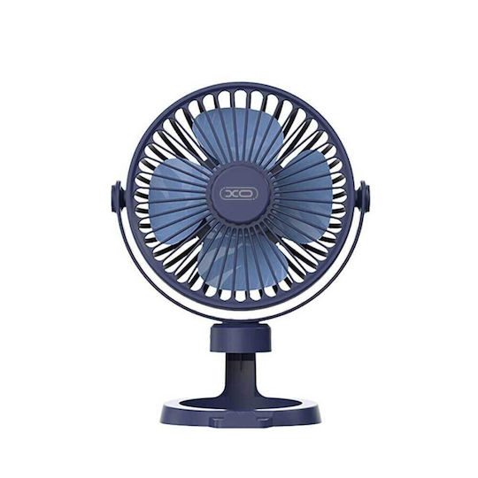 XO USB Office/Home Clip-On Fan Blue Mf78 5W