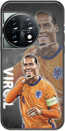 Euro 2024 Virgil Van Dijk Oneplus 11 5g Schwarz Tpu Schwarzes Silikon