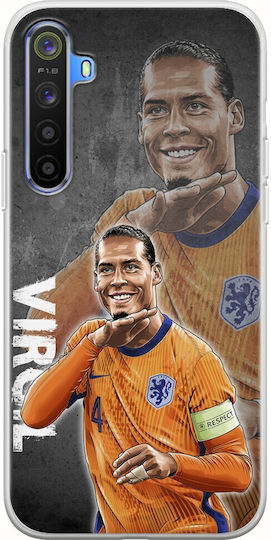 Euro 2024 Virgil Van Dijk Realme 6 Pro Flexible Tpu Transparent Silicone