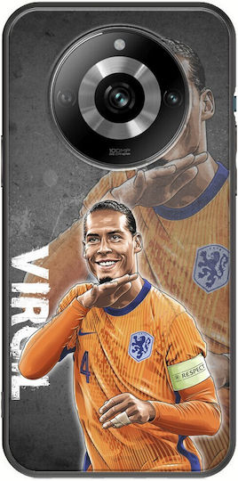Euro 2024 Virgil Van Dijk Realme 11 Pro 5g Black Tpu Black Silicone