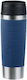 Emsa Travel Glas Thermosflasche Rostfreier Stahl 500ml Black